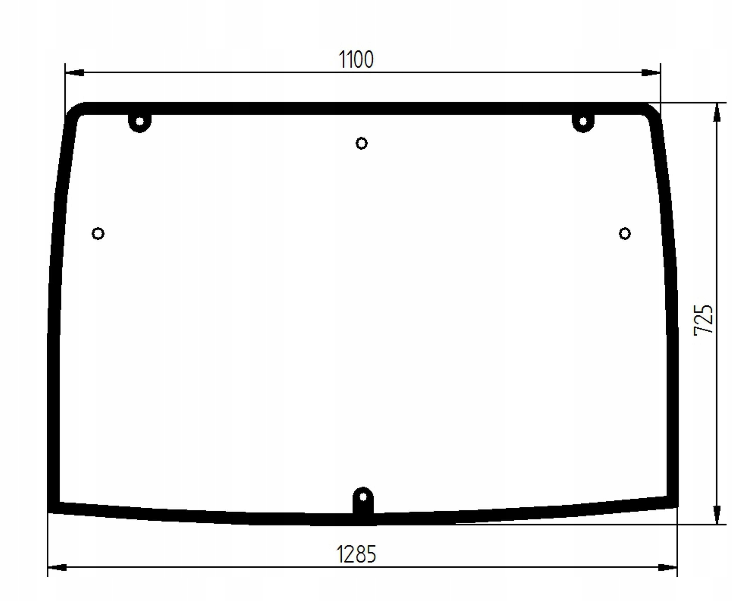 Lindner Geotrac zadní sklo 3203101