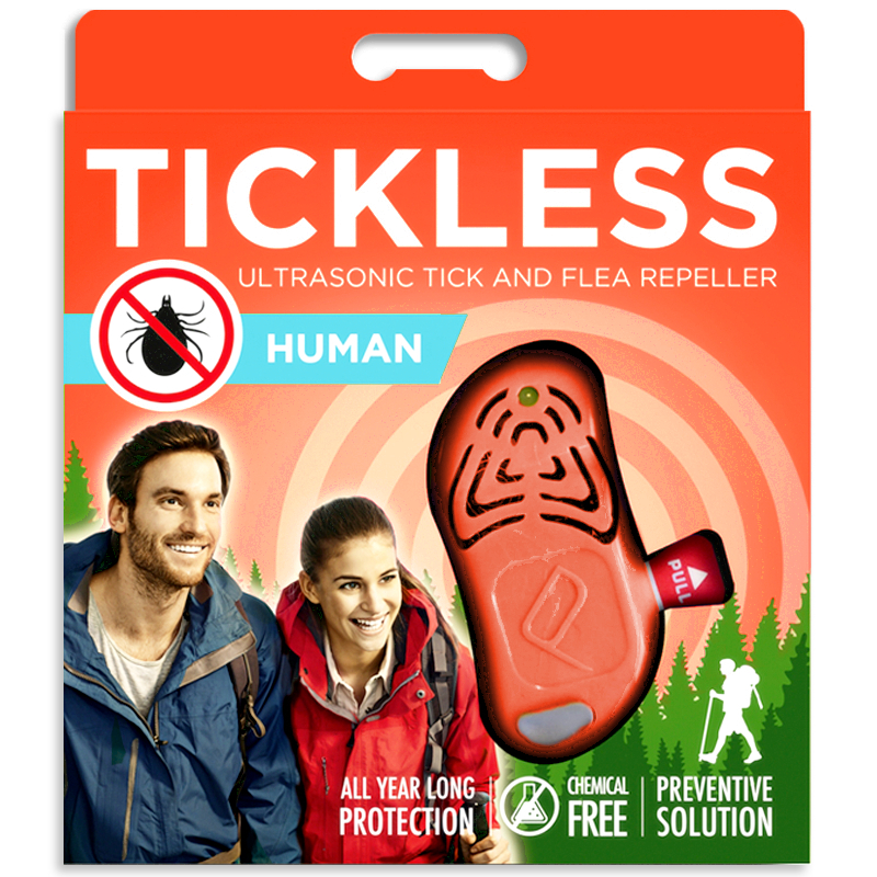 Ultradźwiękowa Ochrona Przed Kleszczami Dla Ludzi Tickless Human Pomarańcz