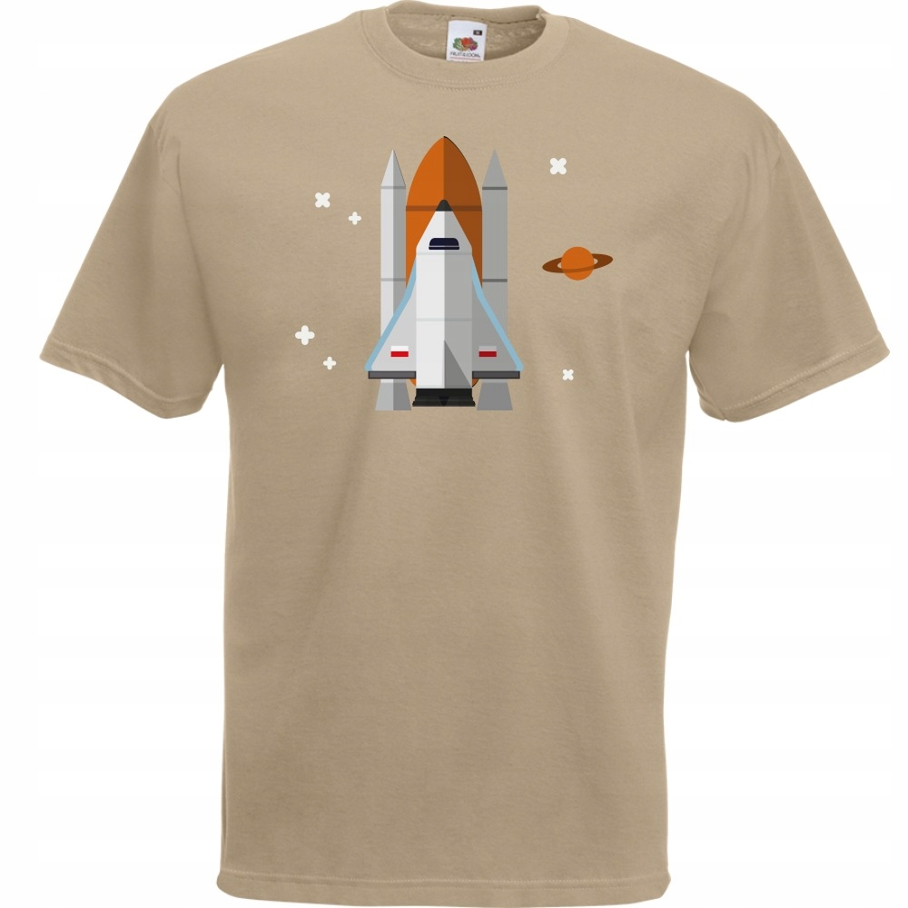 

Koszulka rakieta kosmos kosmonauta XXL khaki