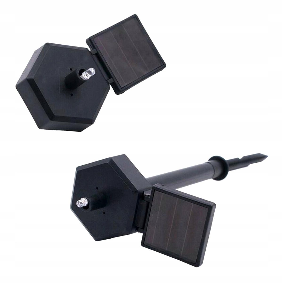 LAMPA SOLARNA OGRODOWA LAMPKA DO OGRODU OGRÓD LED WBIJANA PAPUGA ZD50M Wysokość całkowita 41 cm