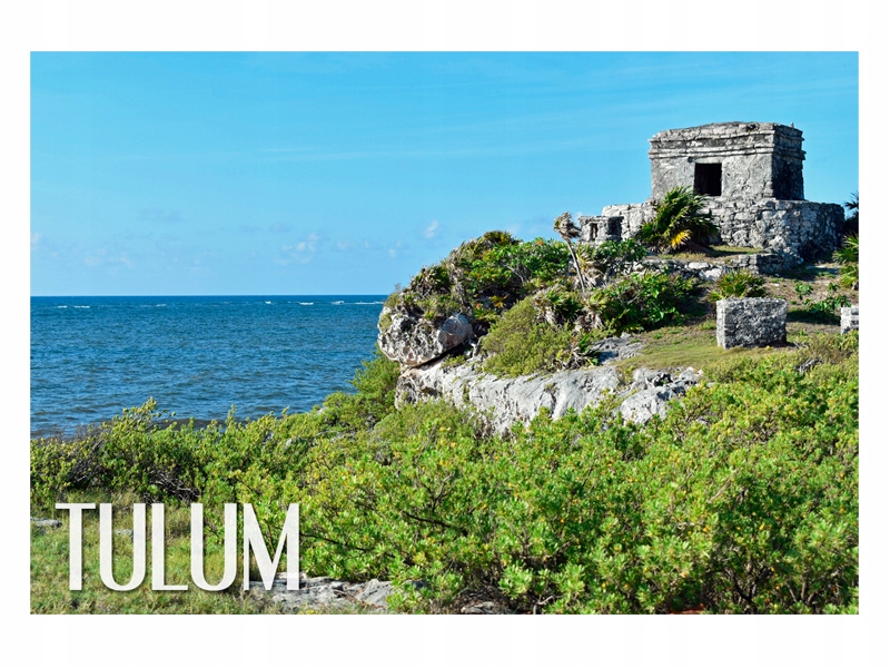

Meksyk Tulum Ruiny Magnes na lodówkę