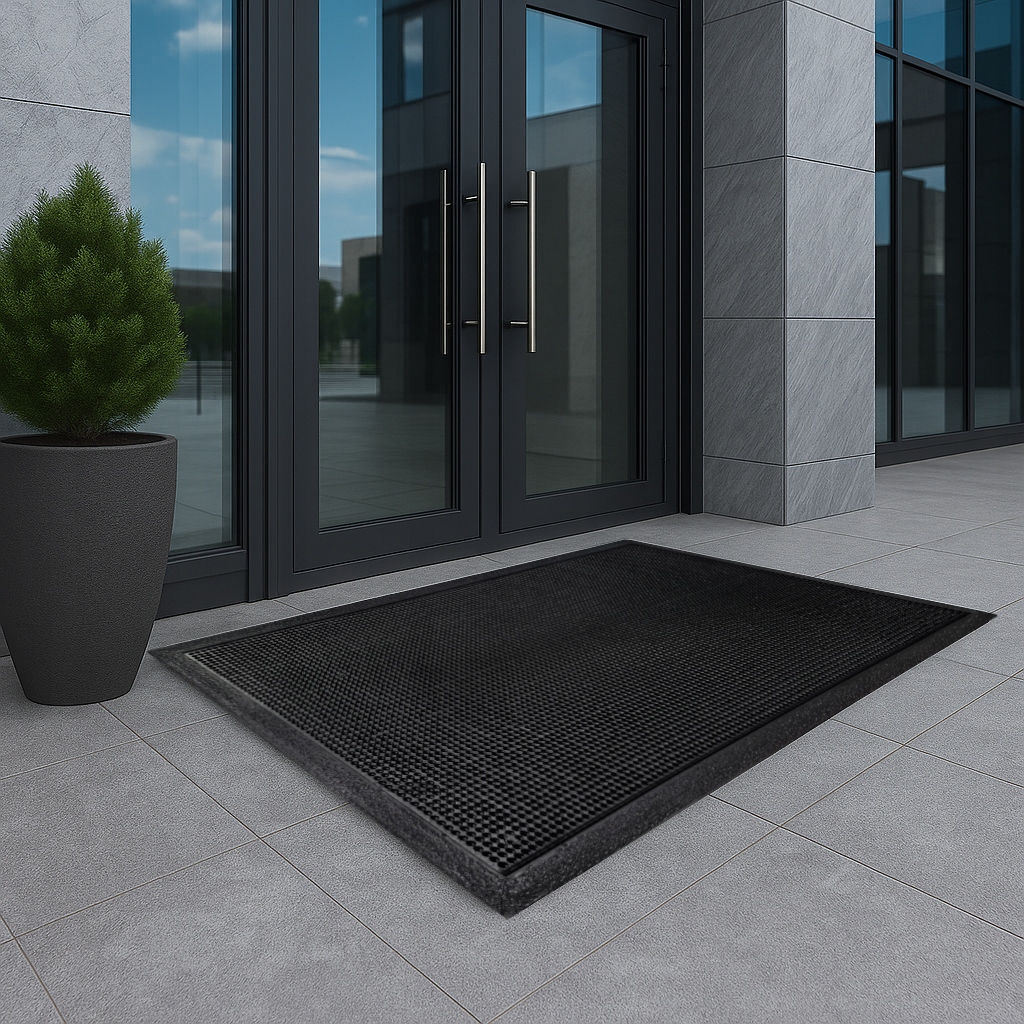 WYCIERACZKA ZEWNĘTRZNA GUMOWA MATA POD DRZWI DO BUTÓW DO BIURA FIRMY 60x100 Rodzaj gotowa