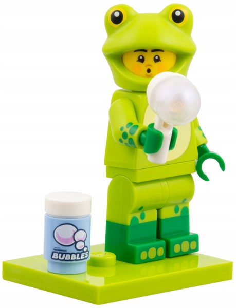 Lego figurka Minifigurka 71051 S28 Zwierzęta Przebranie Żaba #5 N