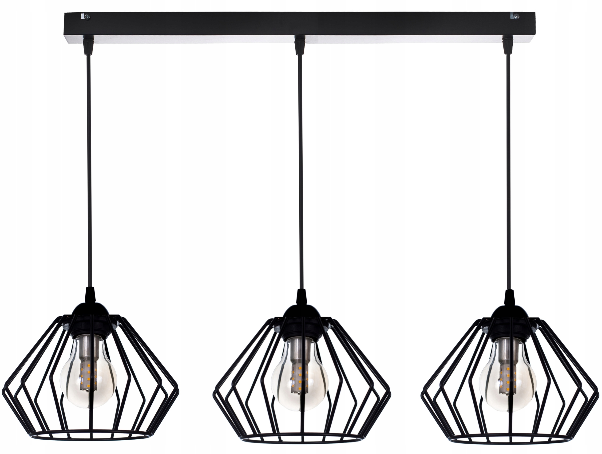 

Lampa Wisząca Sufitowa Żyrandol Brylant Loft Drut