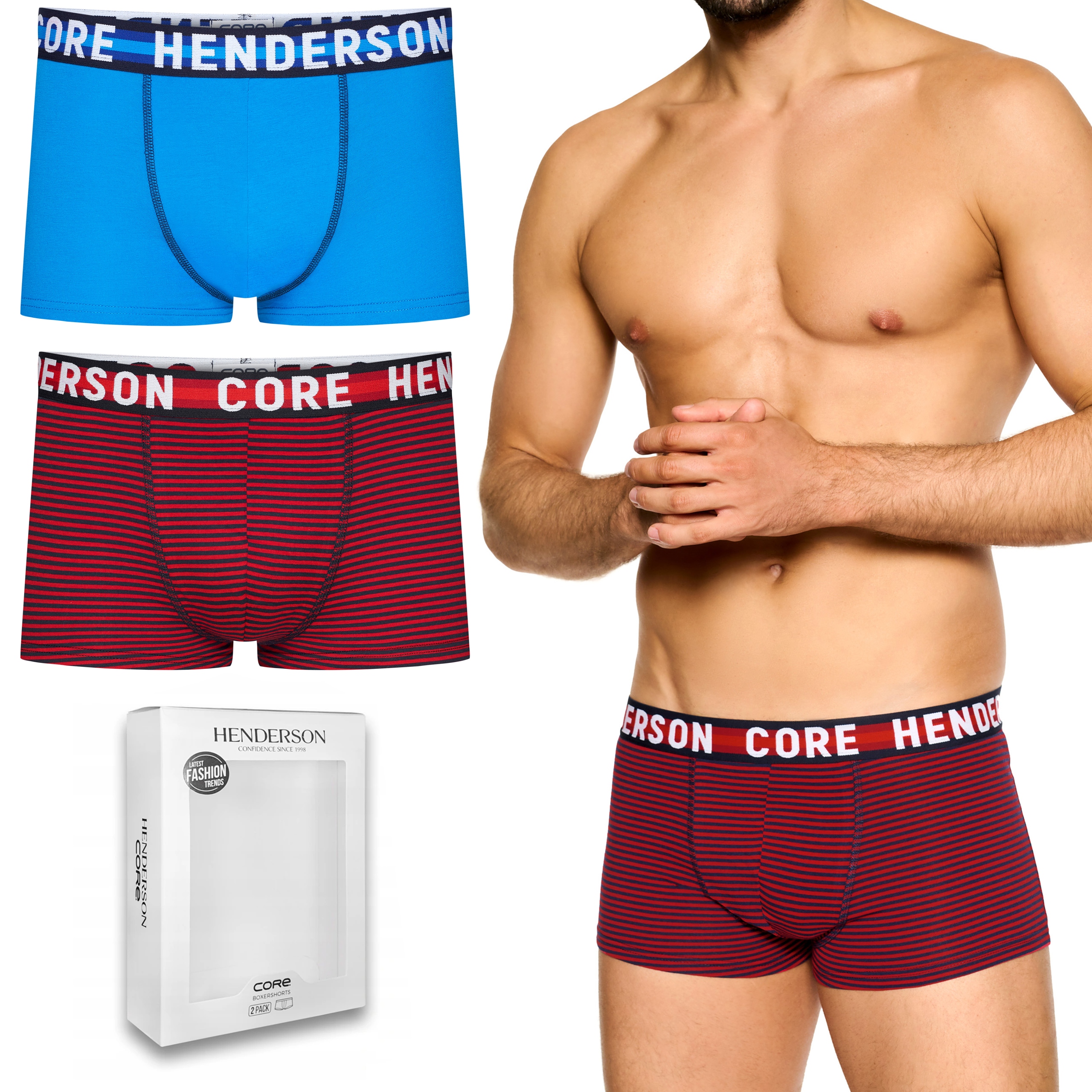 

Henderson 39774 bokserki męskie szorty 2-PAK XL
