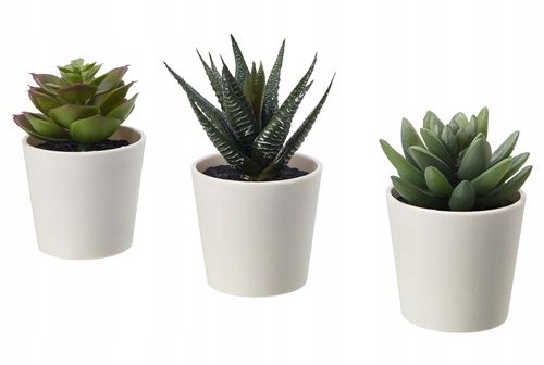 

Ikea Fejka Sztuczna roślina 3szt w białej doniczce