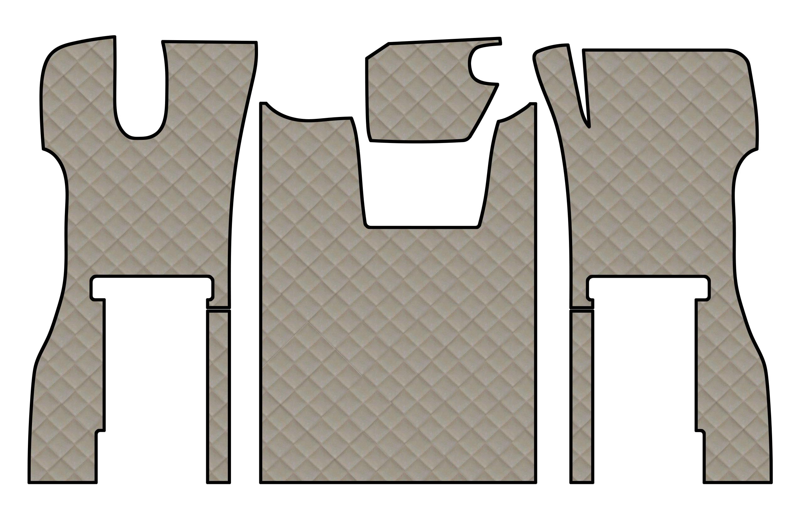 Koberce prošívané Scania R od roku 2017