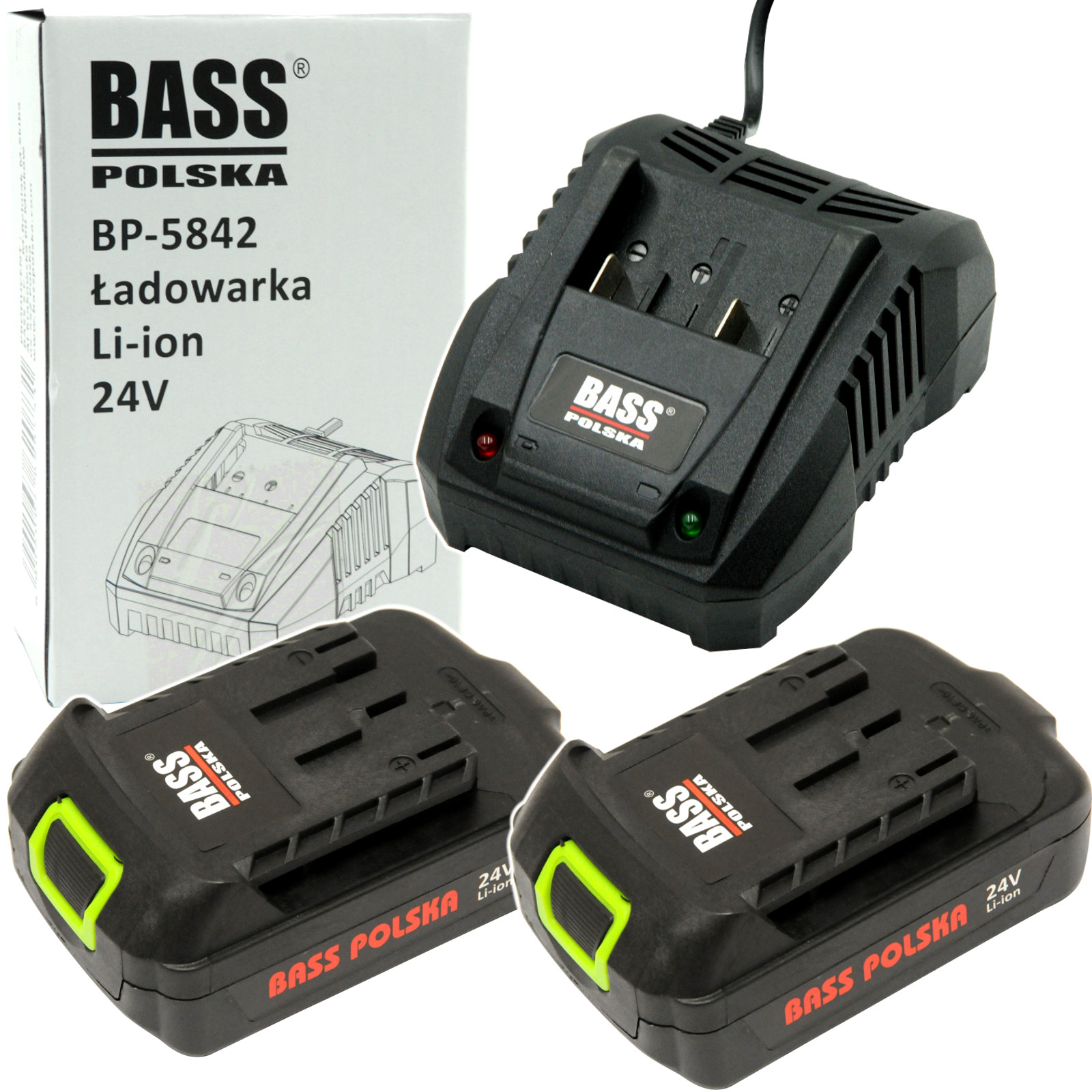 AKUMULATOROWY KLUCZ UDAROWY ZESTAW BASS 24V 1/2'' 2x BATERIA ŁADOWARKA EAN (GTIN) 5906058320617