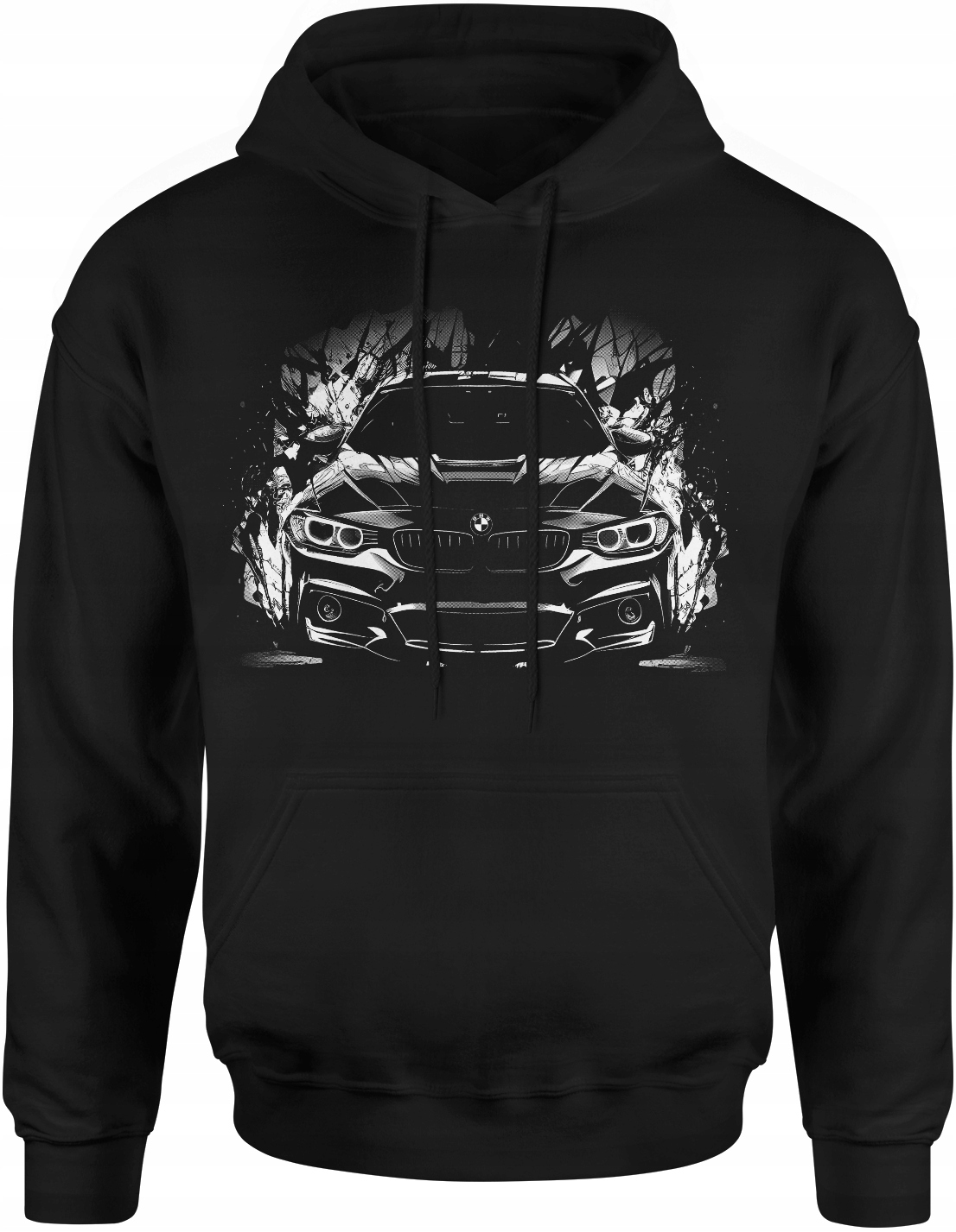 

Bluza Bmw Męska Z Nadrukiem M-power Czarna Rozm XL