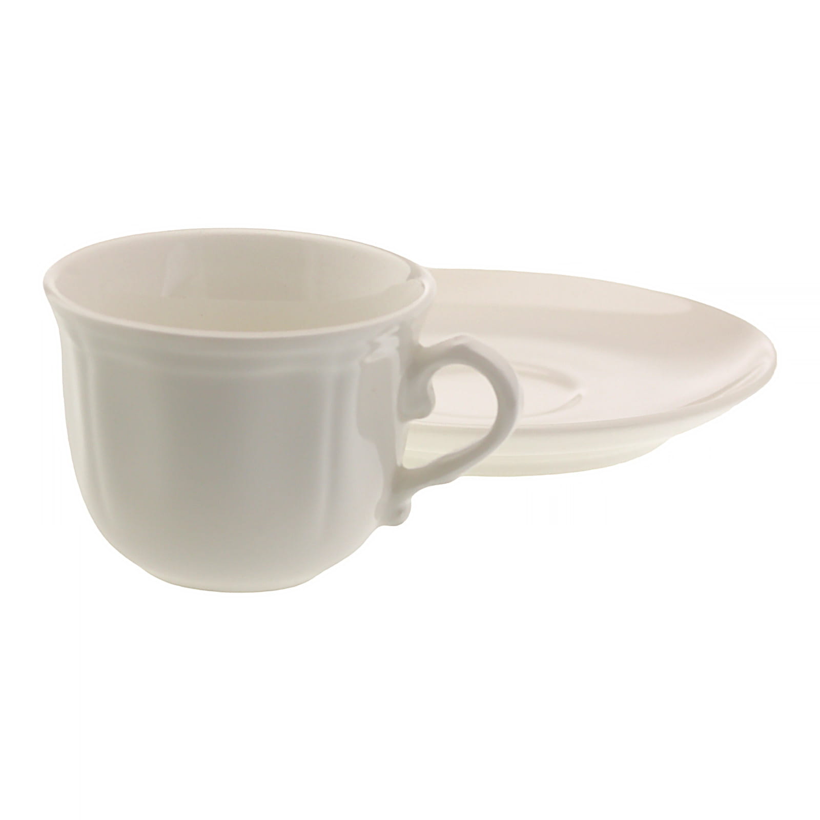 KAROLINA GASTRO FILIŻANKA/SPODEK ESPRESSO 90ml KREM 6SZT/KPL Linia Alba FBC