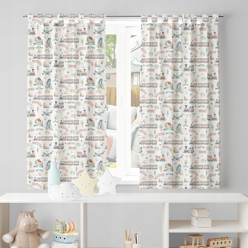 

Zasłony pokój dziecięcy na szelkach 100x150 -2 szt