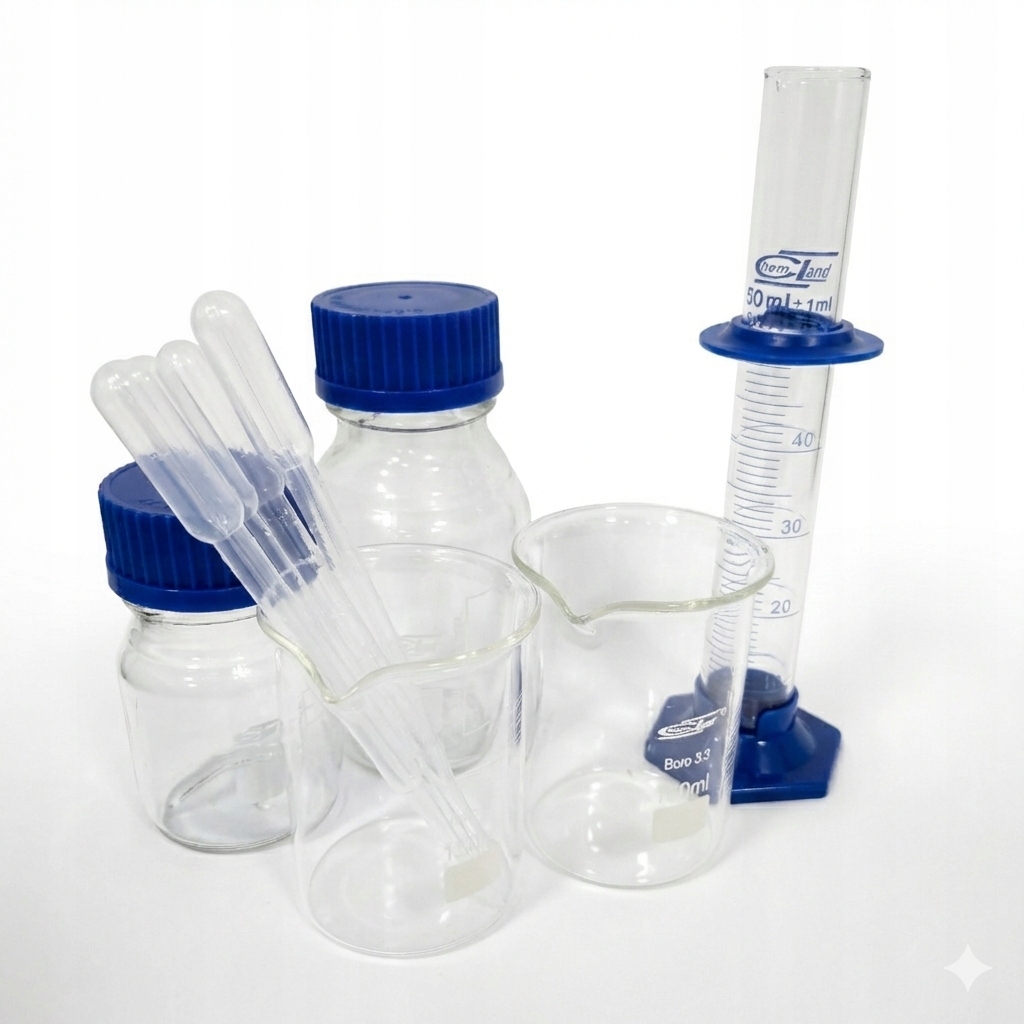 Mały zestaw szkła laboratoryjnego SK01/02