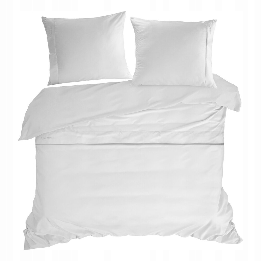 Posteľná Bielizeň ELEGANT1A 160x200 Eva Minge Eurofirany biela s výšivkou loga