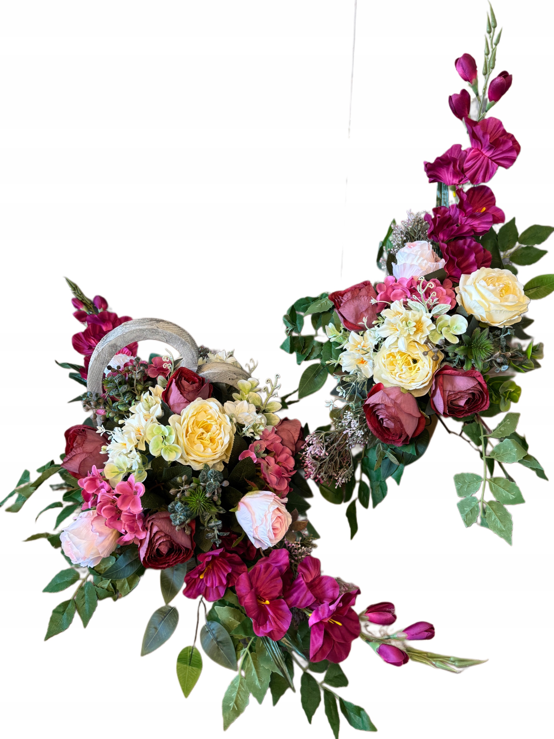 Kompozícia Dekorácia Komplet Na hrob, cintorín, Srdce