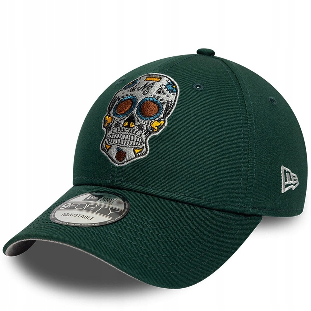 Kšiltovka New Era pánská dámská Day Of The Dead bavlněná zelená