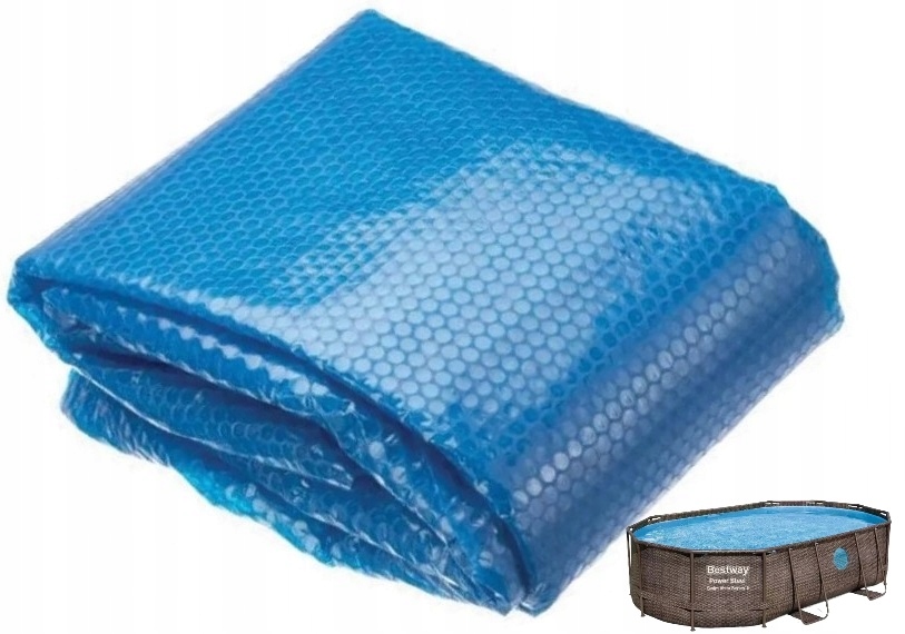 Solární Krycí Plachta bazénu do bazénu 488x305x107cm ovál