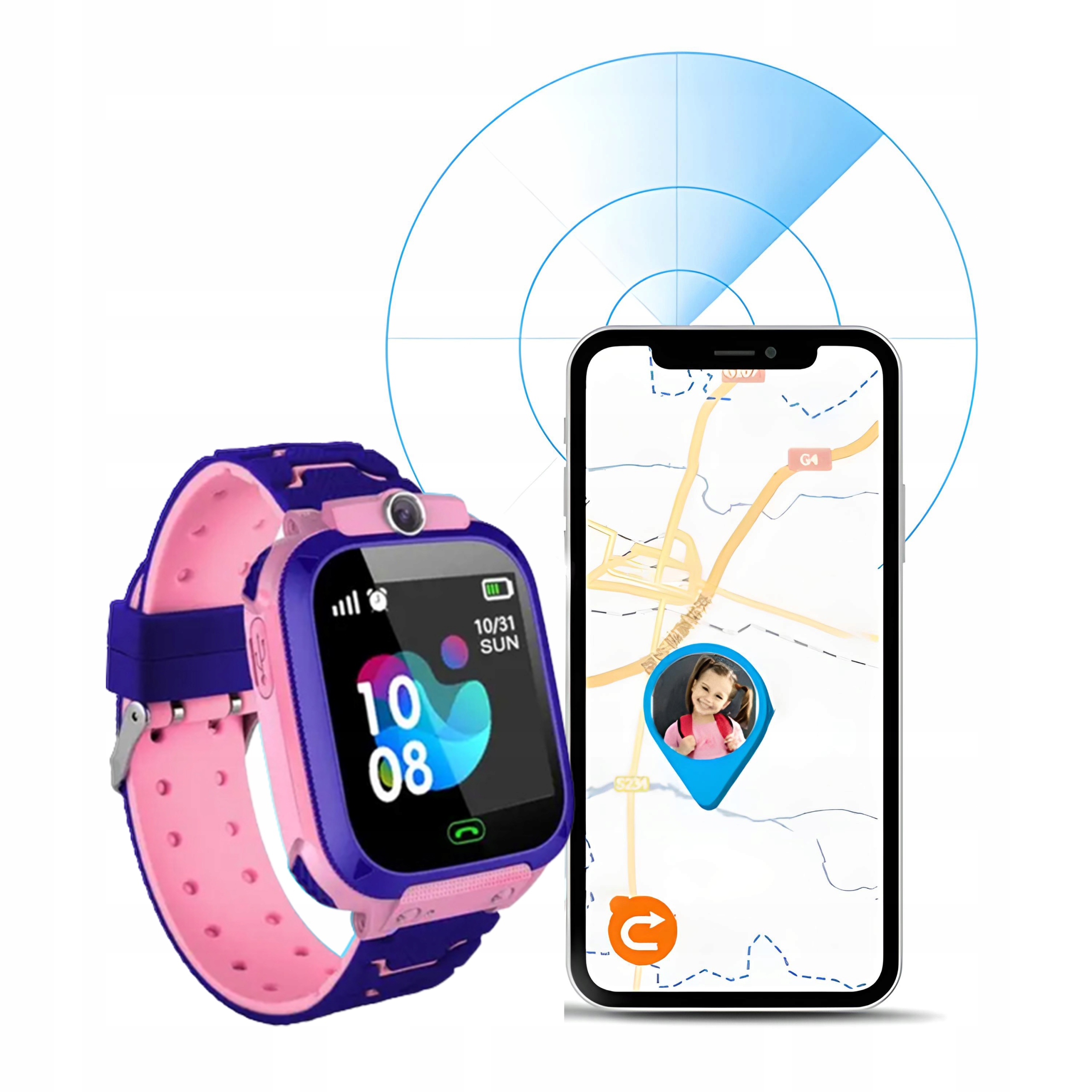SMARTWATCH DLA DZIECI ZEGAREK GPS LOKALIZATOR SOS Lokalizator GPS tak