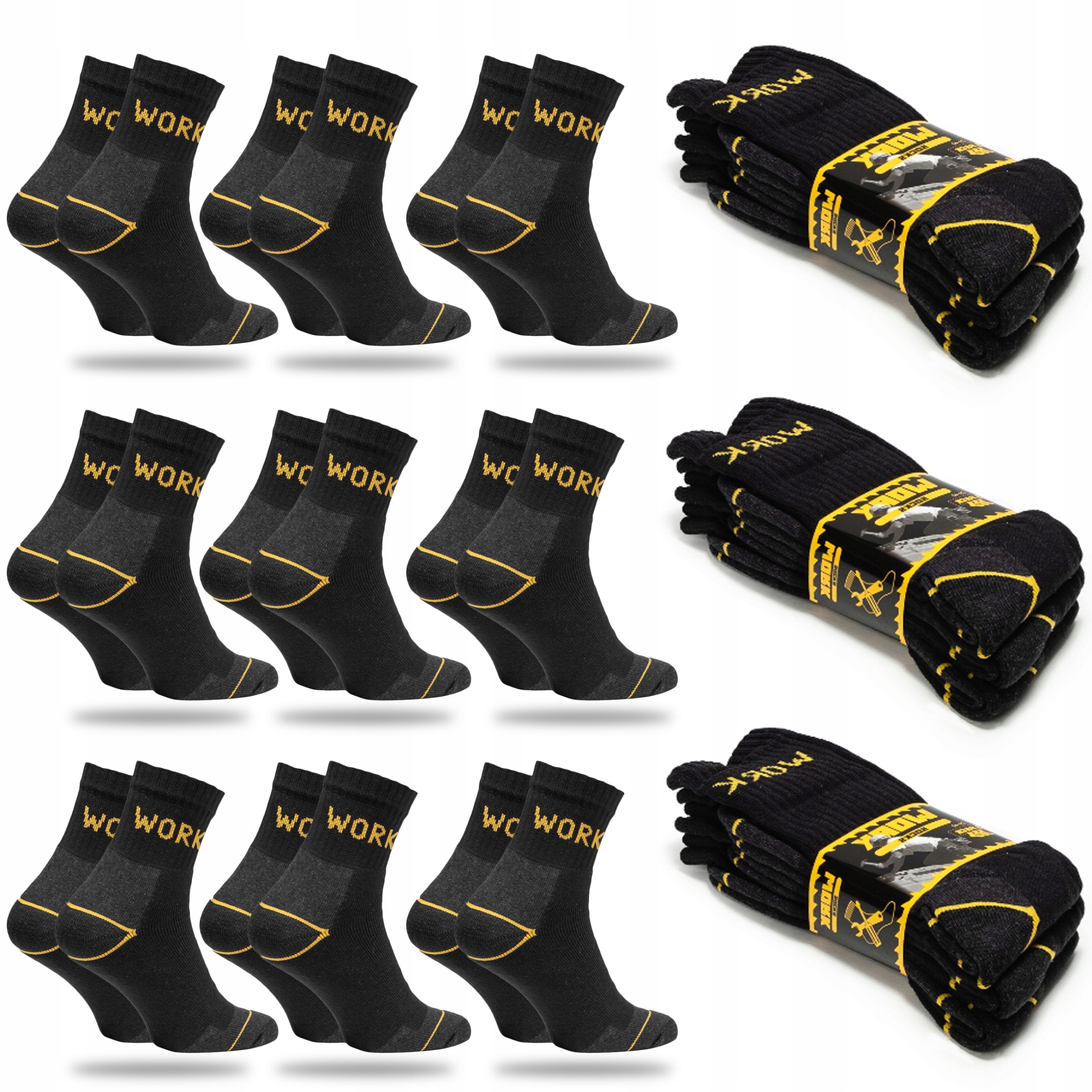 

Skarpety zakostki robocze bawełniane 9-PAK 43-46