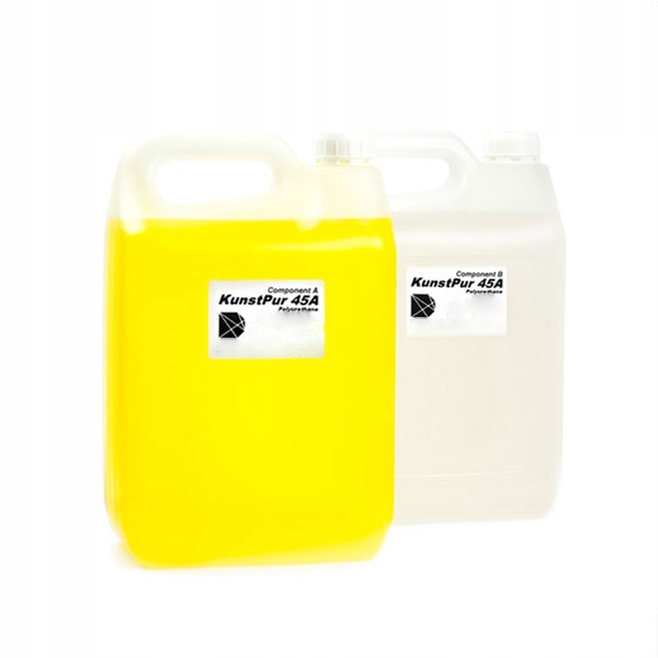 Polyuretan pro formy pružná polyuretanová pryskyřice Kunstpur Shore 45A 3 kg