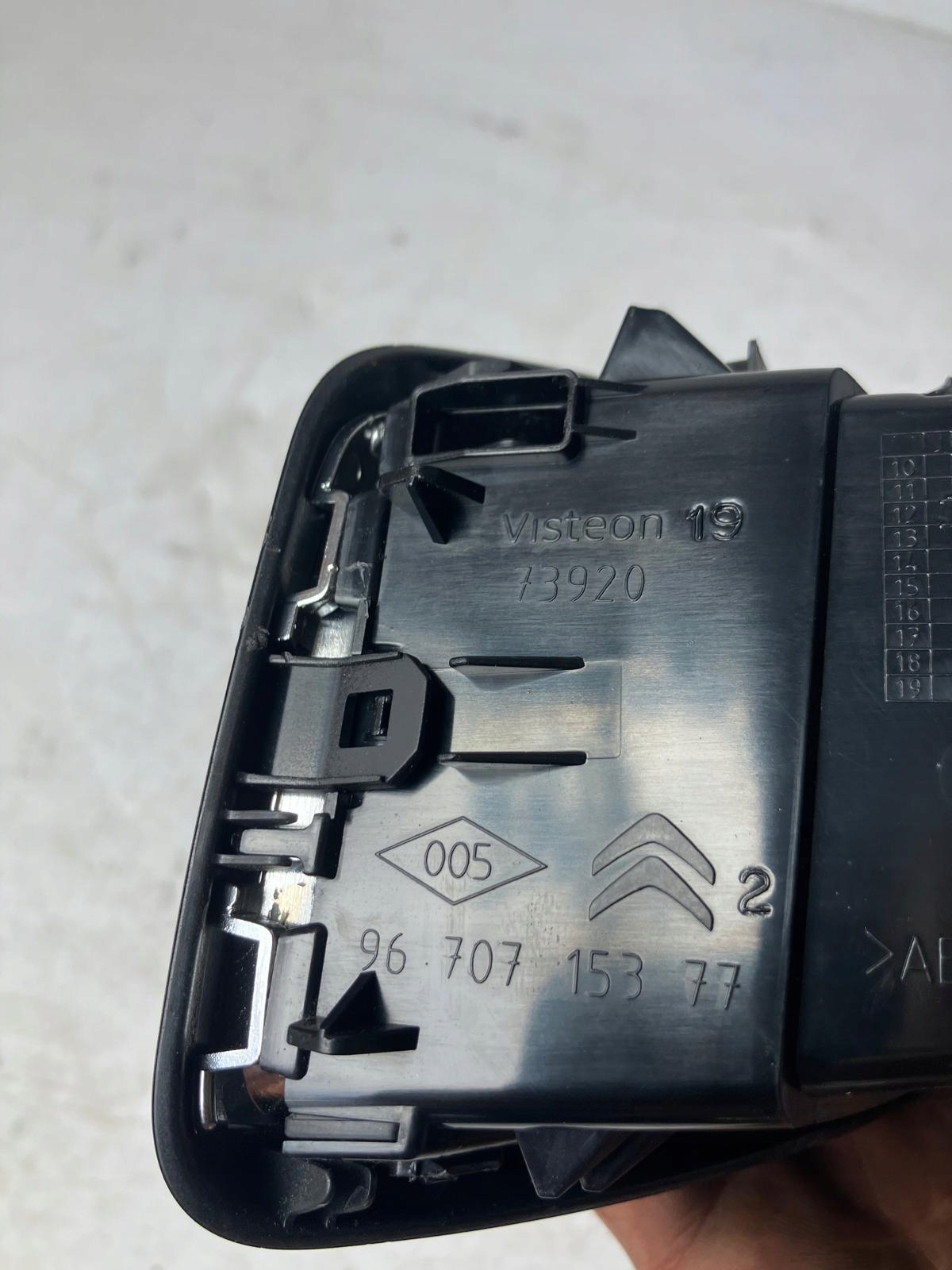 grid air conditioning devices left CITROEN DS5 EUROPA