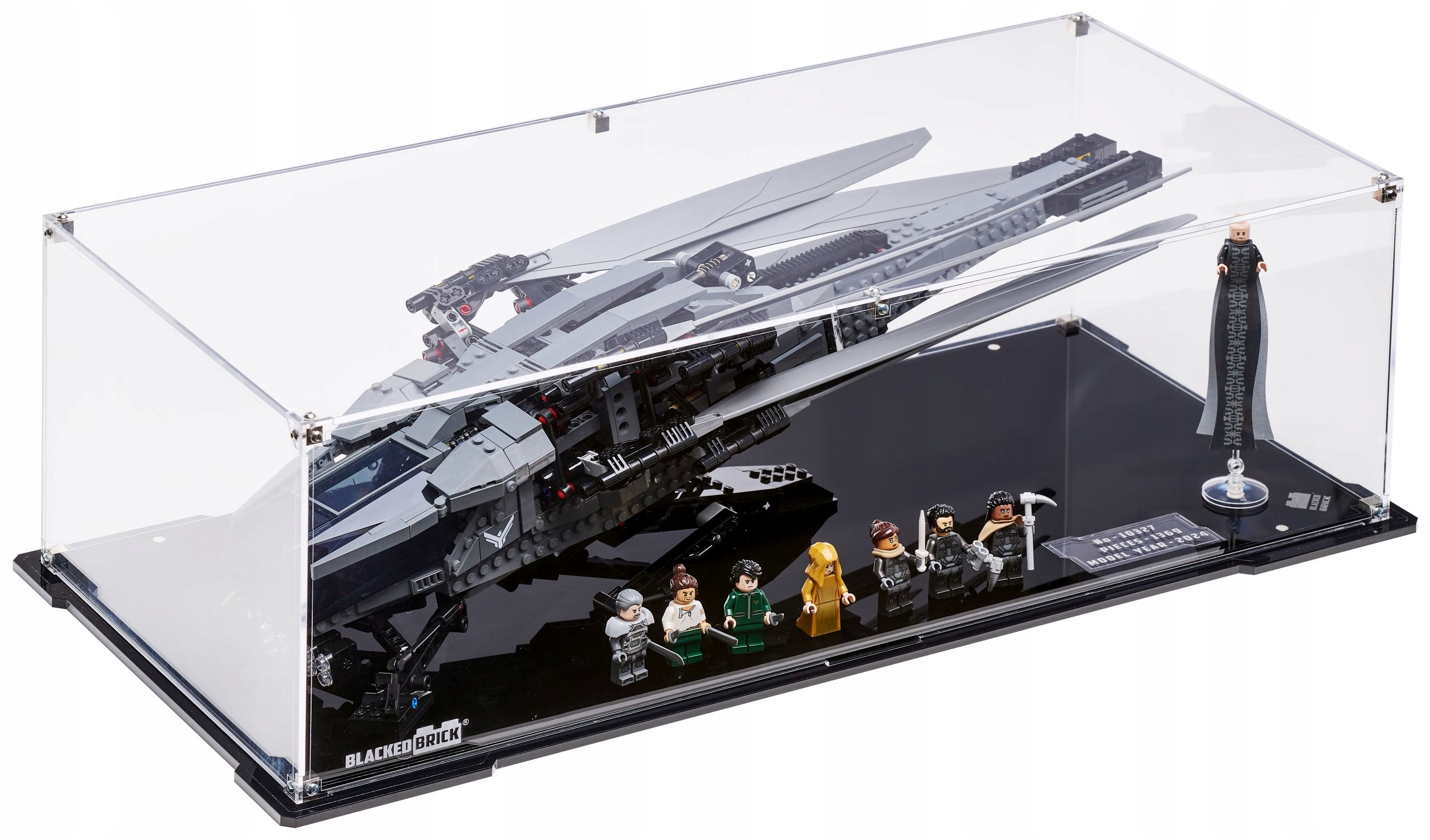 Vitrína Blacked Brick pre Lego 10327 Icons Diuna Atreides Royal Ornithopter