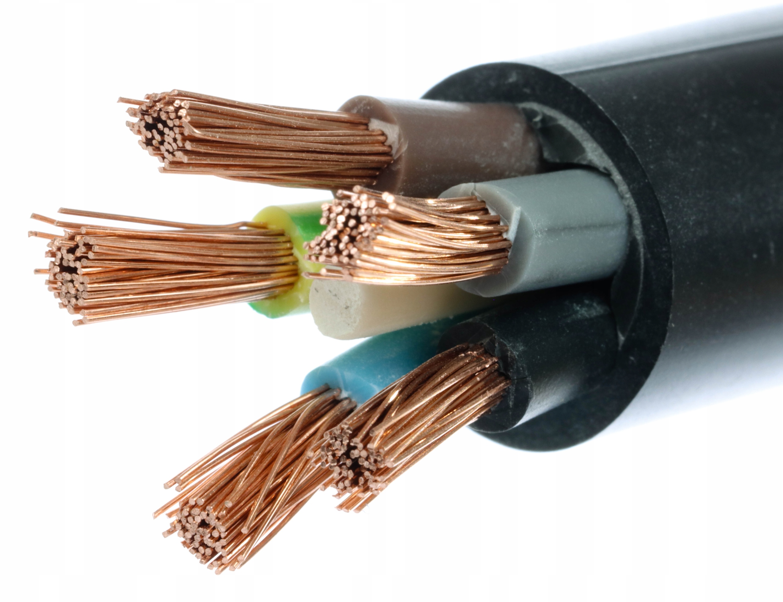 

Kabel prądowy czarny OWY5x1,5 linka 10m