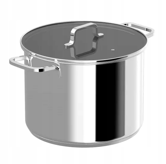 Hrniec s pokrievkou 26 cm Berghoff Dina Helix 10 L 1315081 oceľový Indukcia