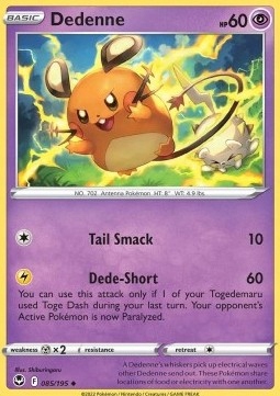 Silver Tempest 085/196 uncommon Dedenne
