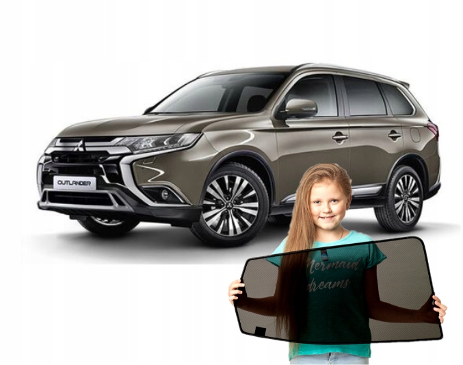 Шторы на магнитах Mitsubishi Outlander III 3