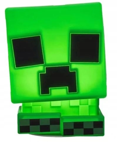 Minecraft Silikonová noční lampička na stůl Creeper 15 cm 42263 ze hry