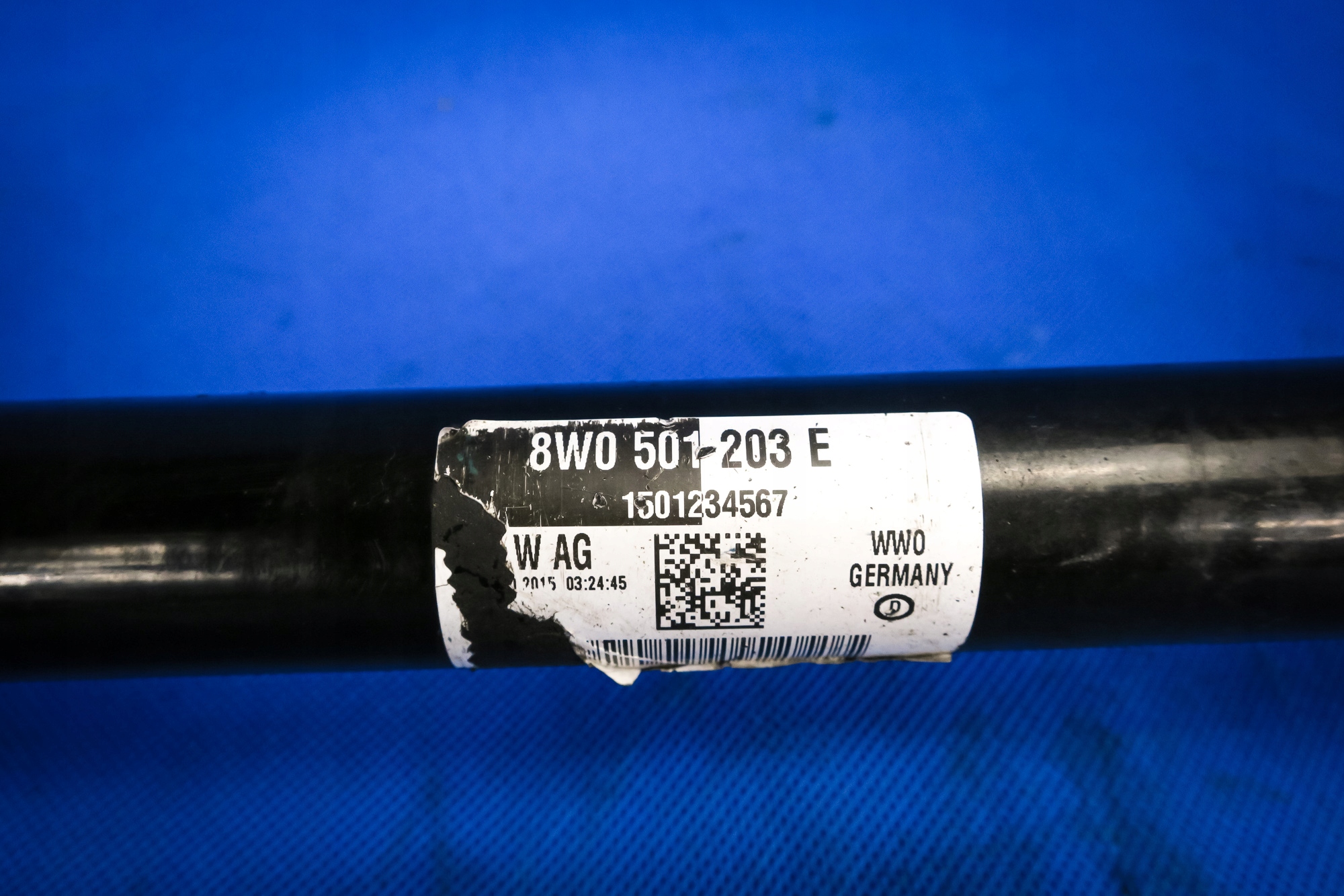 semi-axis rear Audi A4 S4 8W A5 S5 8W6 8W0501203E