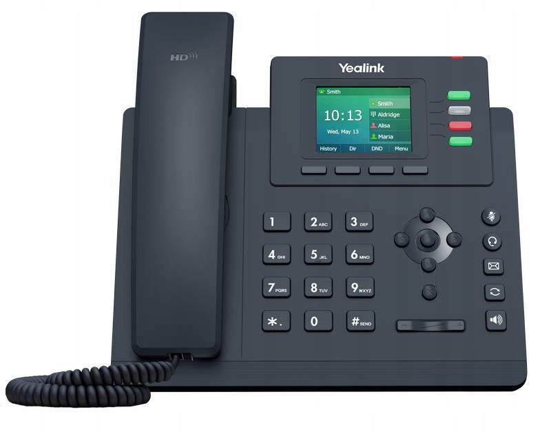 Yealink T33G Ip telefón VoIP PoE Gigabit s napájacím adaptérom