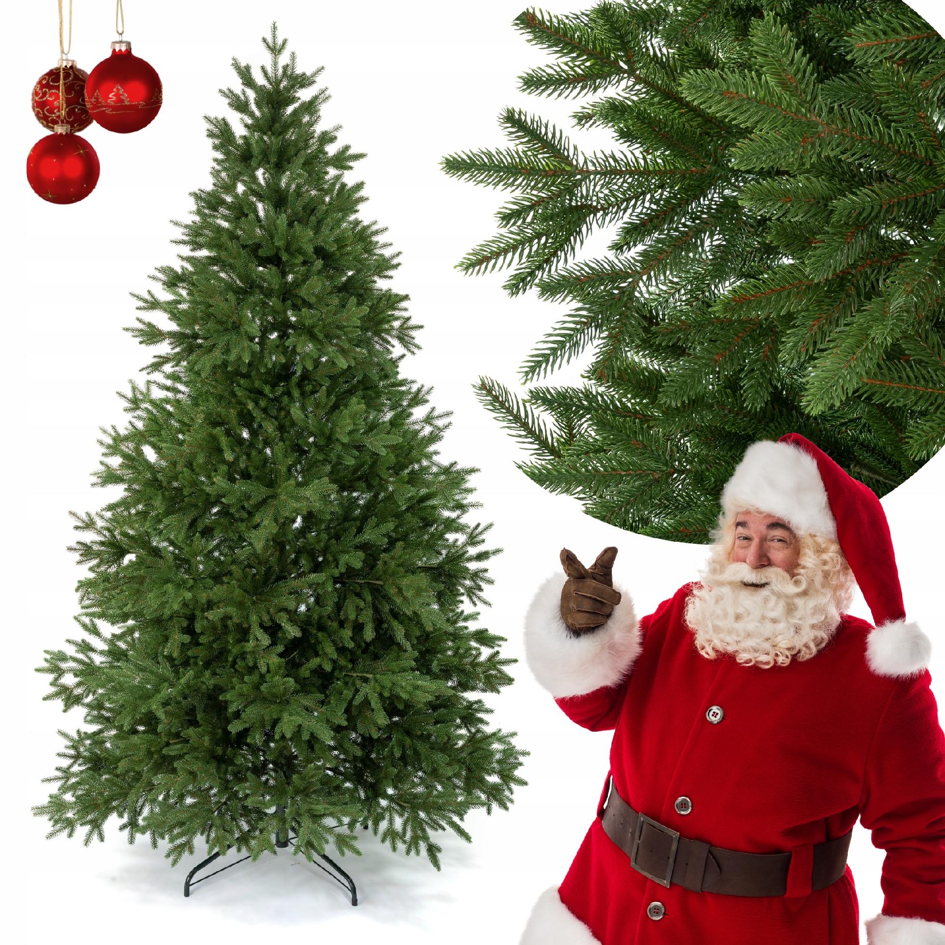 Umelý vianočný stromček Smrek divoký Twist 100 % Pe, prírodný vzhľad, vetvička 250 cm