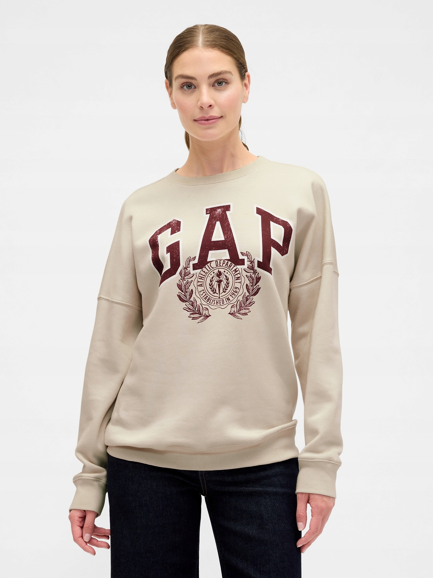 Gap Oversize mikina s logem Gap Athletic