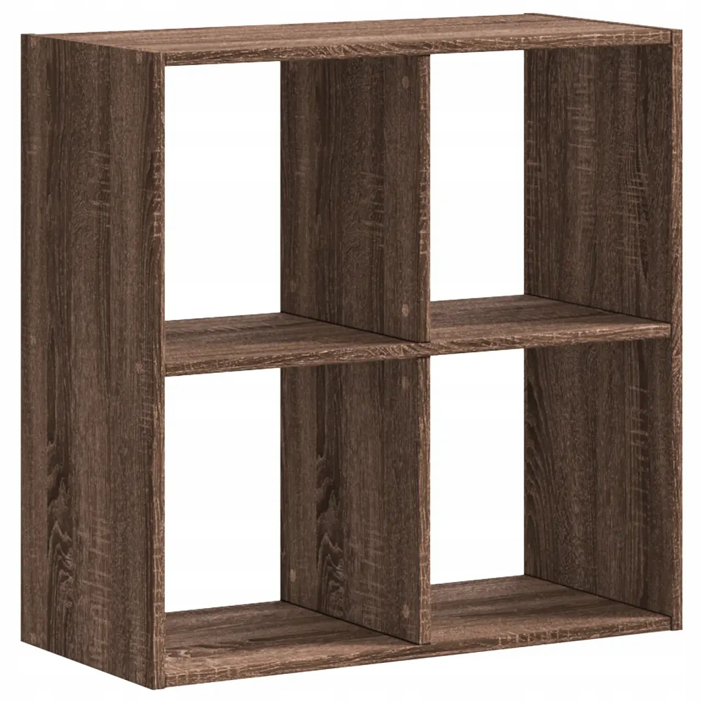 Regál se 4 policemi hnědý dub 68,5 x 32 x 68,5 cm