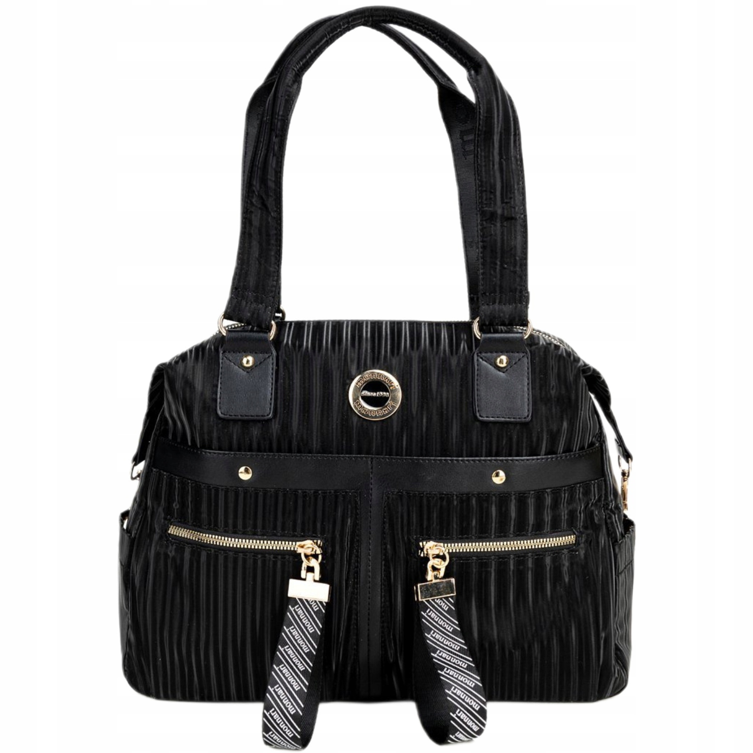 Dámská kabelka Monnari Shopper přes rameno Černá Prostorná Elegantní Premium
