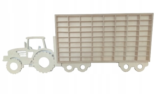 

Hot Wheels Traktor półka na samochodziki resoraki