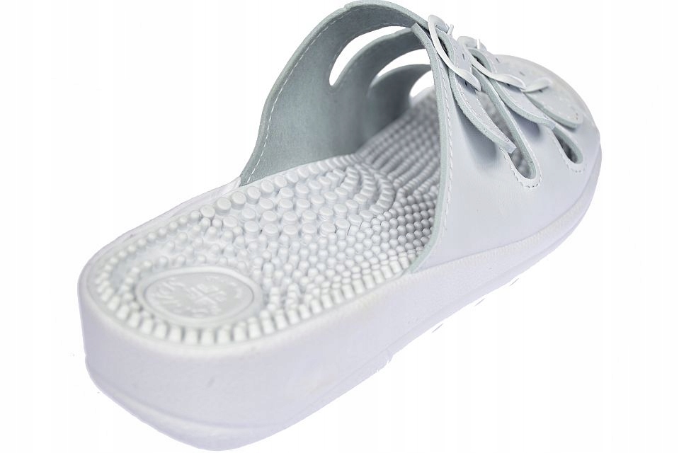 FAKIRKI DAMSKIE KLAPKI MASUJĄCE PROFILAKTYCZNE BIAŁE FP- 03 rozm. 40 Model FP-03