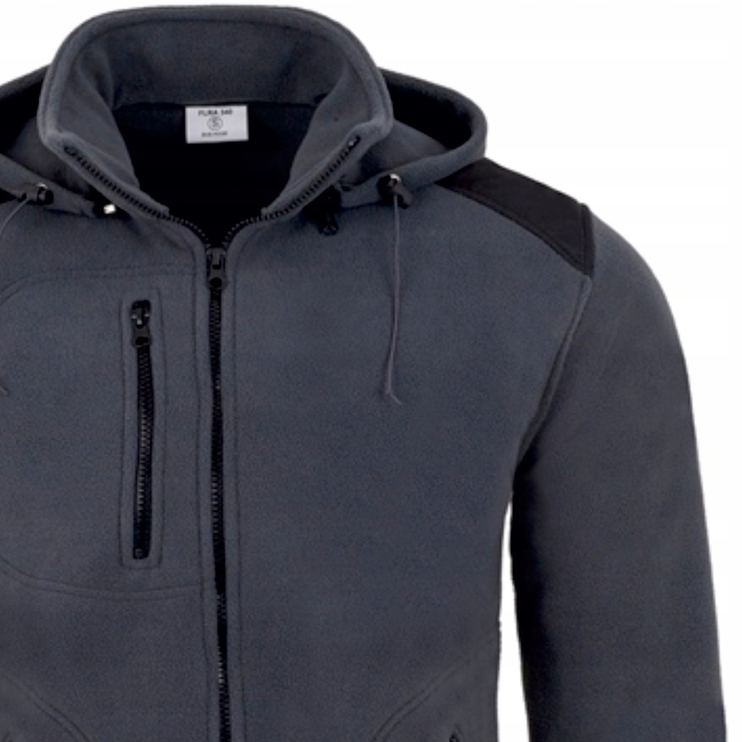 Bluza polarowa z KAPTUREM z logo firmy POLAR HAFT - ZESTAW 10 SZTUK Rodzaj aplikacji z haftem