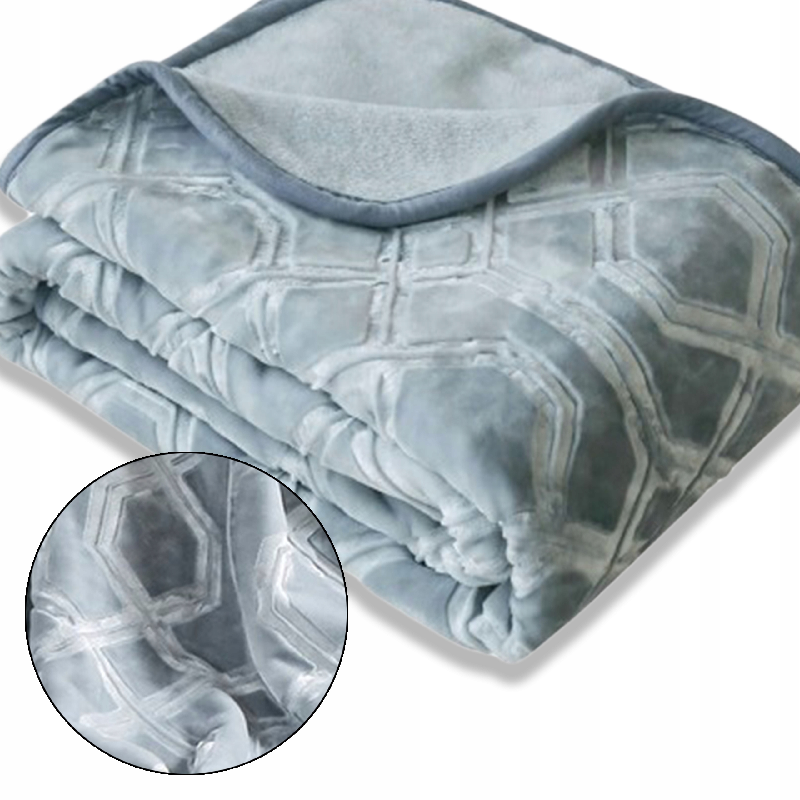 

Ciepły Gruby Koc Vito 160X200 Tłoczony Narzuta