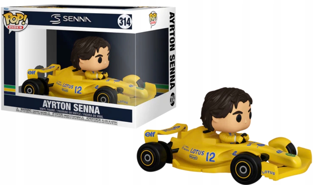Funko Pop! Formule 1 Rides Deluxe Figurka McLaren Ayrton Senna 9 cm