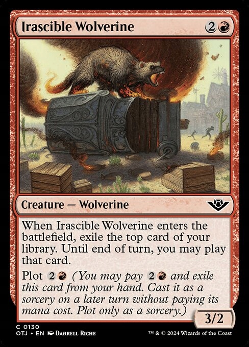 マジック：ザ・ギャザリング MTG Wolverine FOIL MTG SECRET LAIR X MARVEL'S WOLVERINE- Foil Edition SEALED
