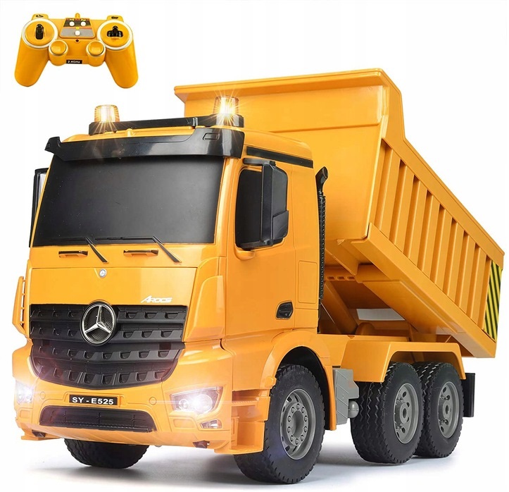 Velký Sklápěč Kamion Na Dálkové Ovládání Tir Mercedes Auto Rc Na Dálkové Ovládání