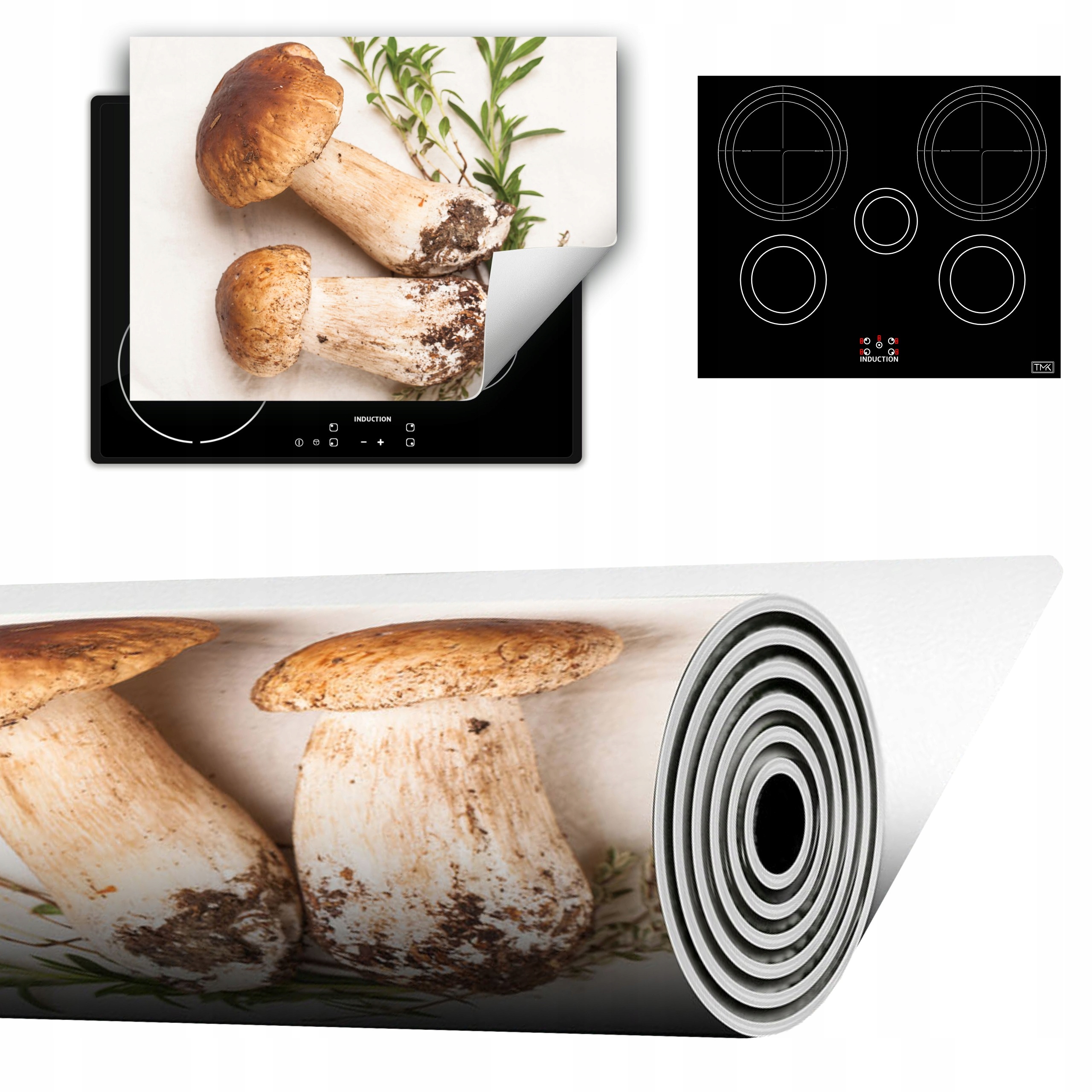 Vinylová Podložka Do Kuchyně Více Místa 70x52 Houby