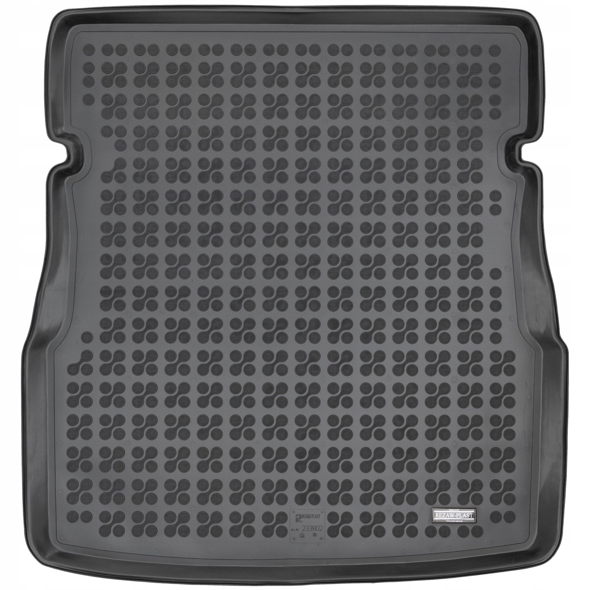 Gumowa mata samochodowa pasuje do Tesla Model S od 2012 tylny bagażnik, tyl