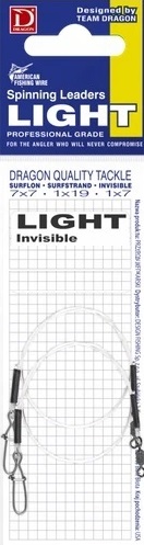 Przypon Dragon Invisible Fluorocarbon 8kg Light 20cm Niewidoczny, Delikatny