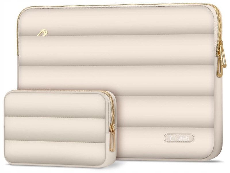 Etui na laptopa Tech-protect Puffy 13-14 cali Piaskowy