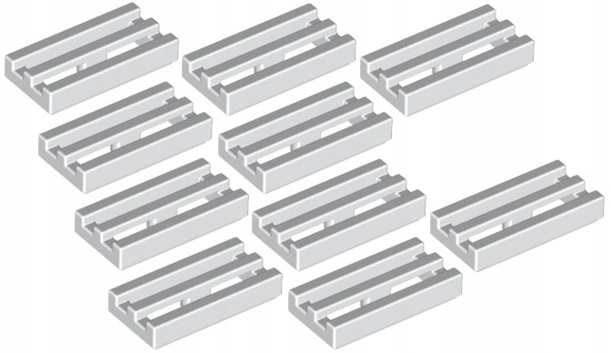 

Lego Płytka Pł. 1x2 Grill Biała (2412/241201) x10
