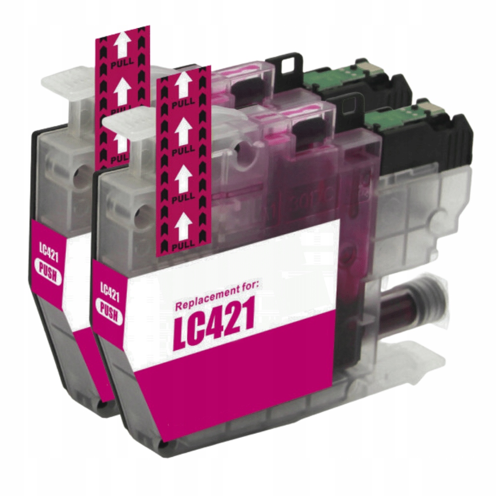2 Tusze LC-421M do Brother MFC-J1010DW DCP-J1050DW Stan opakowania oryginalne