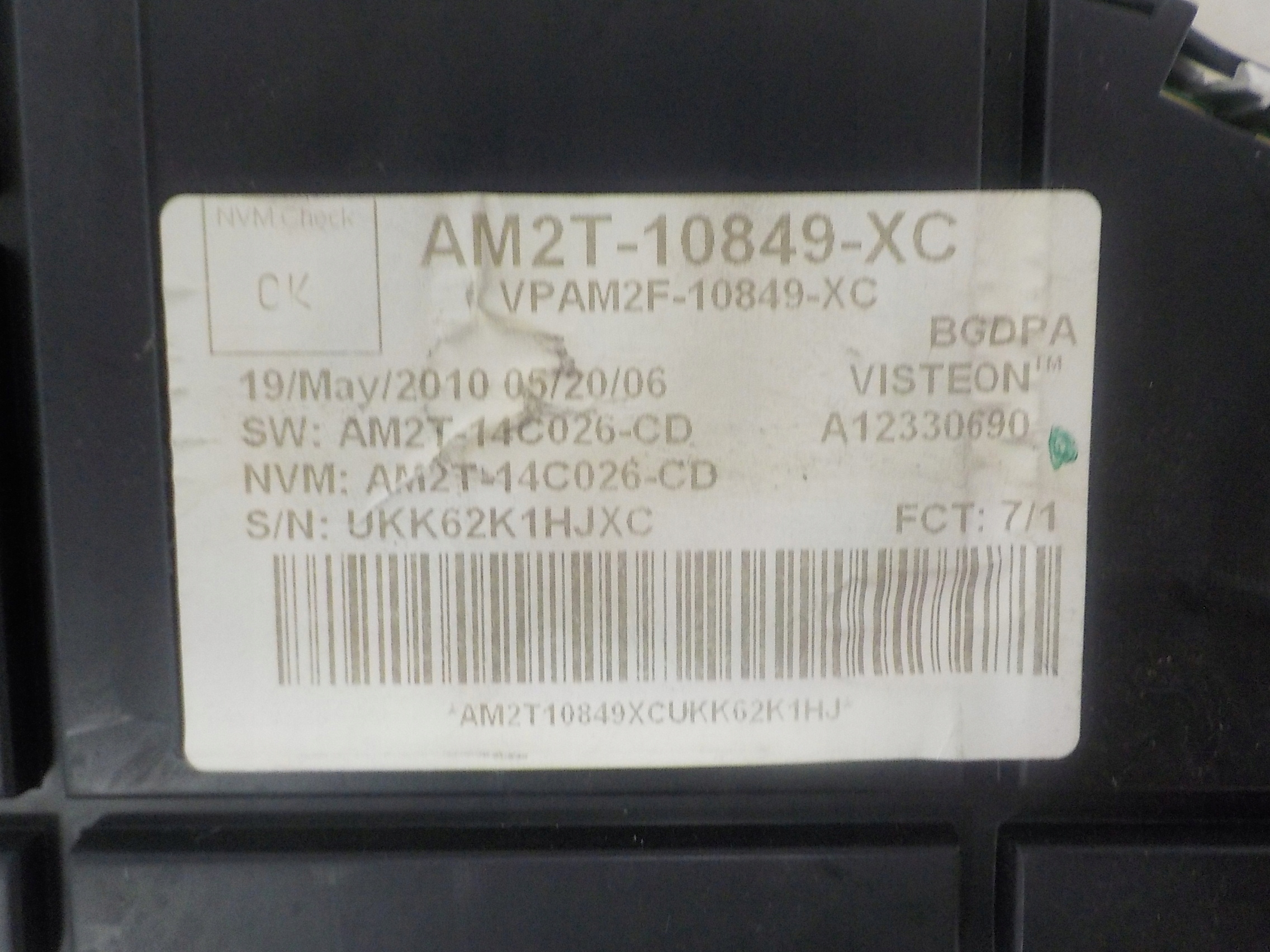 FORD MONDEO MK4 S-MAX dials CONVERS AM2T-10849-XC